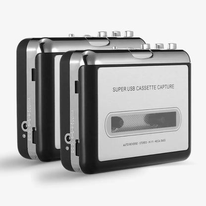 Cassette To USB Converter Portable Tape Digitizer MP3