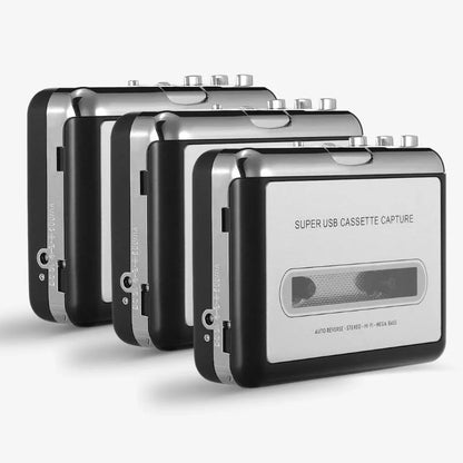 Cassette To USB Converter Portable Tape Digitizer MP3