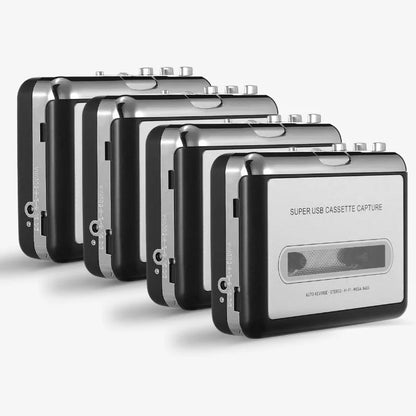 Cassette To USB Converter Portable Tape Digitizer MP3
