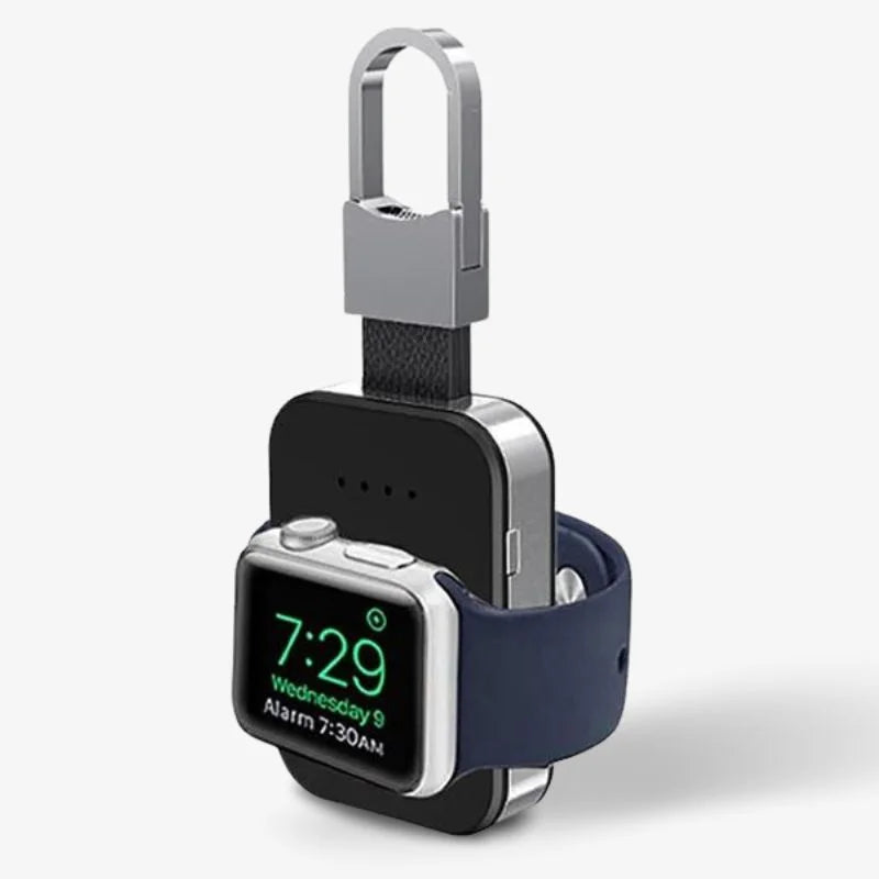 Portable Smartwatch Keychain Charger Compact Travel Power