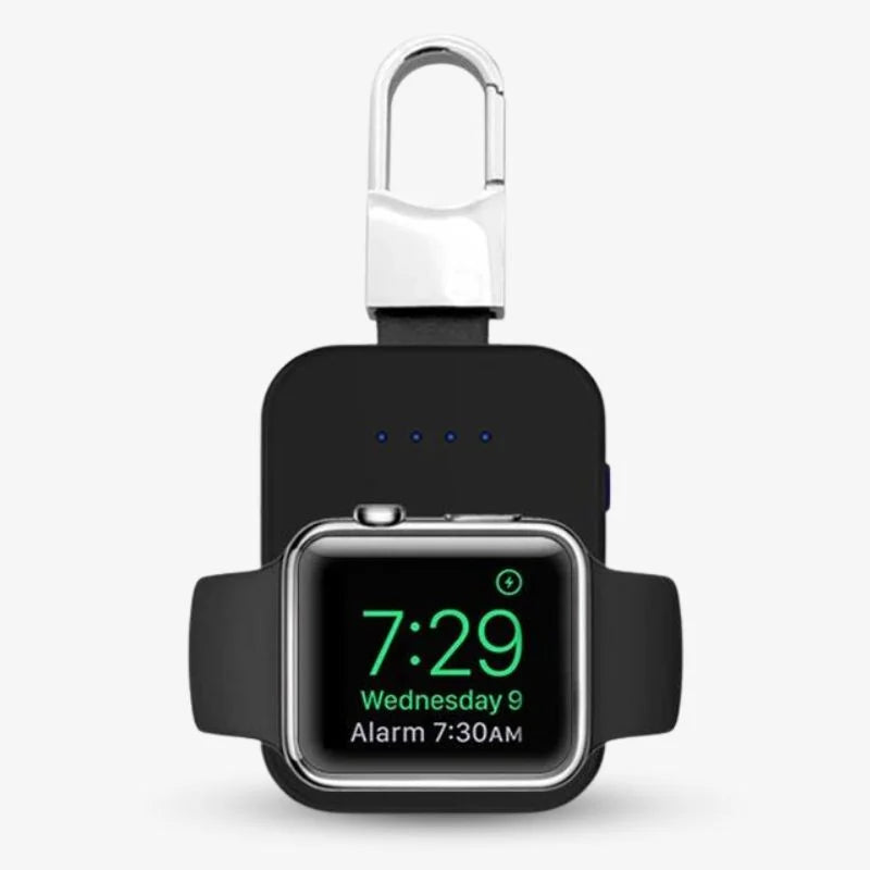 Portable Smartwatch Keychain Charger Compact Travel Power