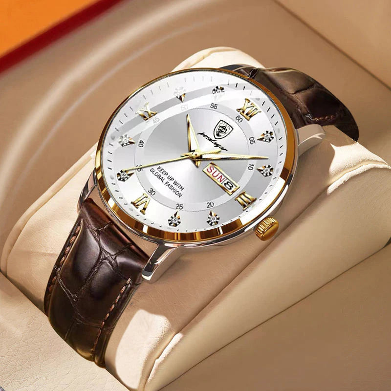 Robuste Herren Armbanduhr – wasserdicht, leuchtende Zeiger, für Business und Outdoor 2
