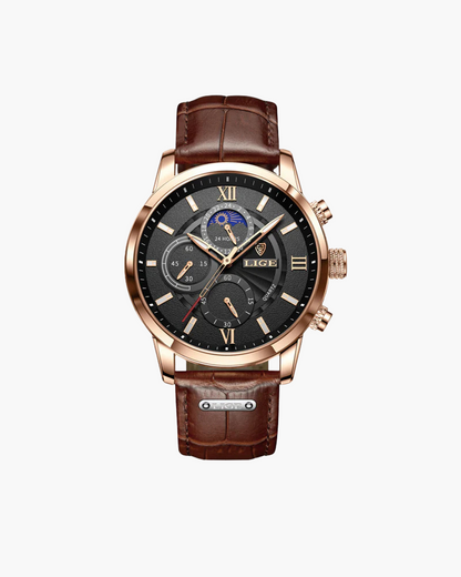 Robuste herrenarmbanduhr – klassisches Design, Edelstahl, für Business und Freizeit 1