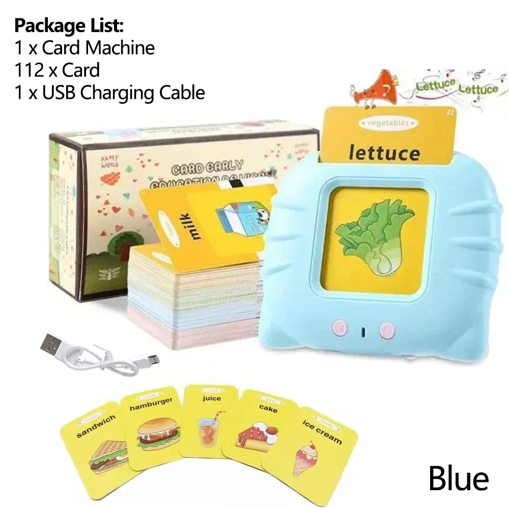 Variant image for Interactive Educational Toy Flash Card Learning Machine for 2-6 Year Olds, Screen-Free Learning with Audio Function-6