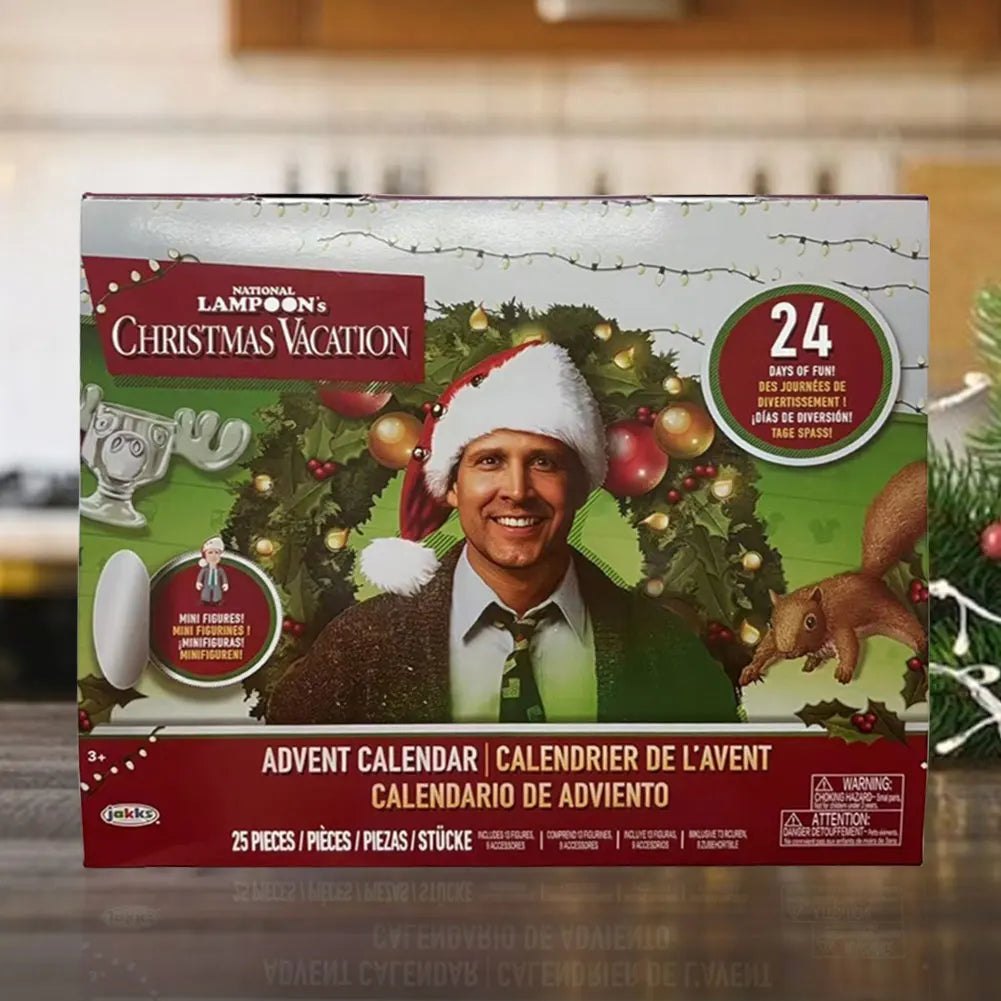 Advent Calendar 24 Days 3D Figures Christmas Countdown Gift