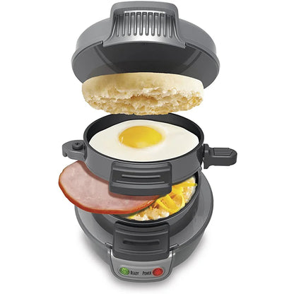 Sandwich Maker Multi Function Breakfast Machine With Interchangeable Plates Back To School 2025 Space Saving Single Serve