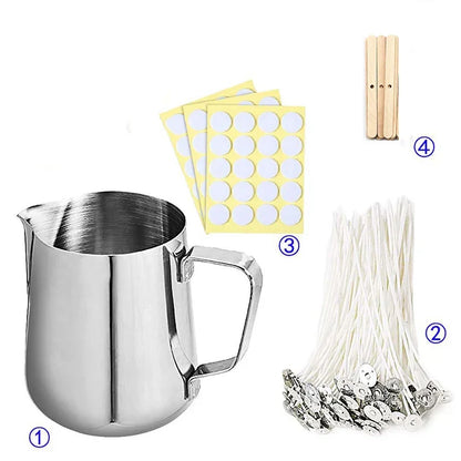 Candle Making Kit Complete DIY Supplies Set Aromatherapy Candle Jars Mould Fall 2025 Beginner Gift