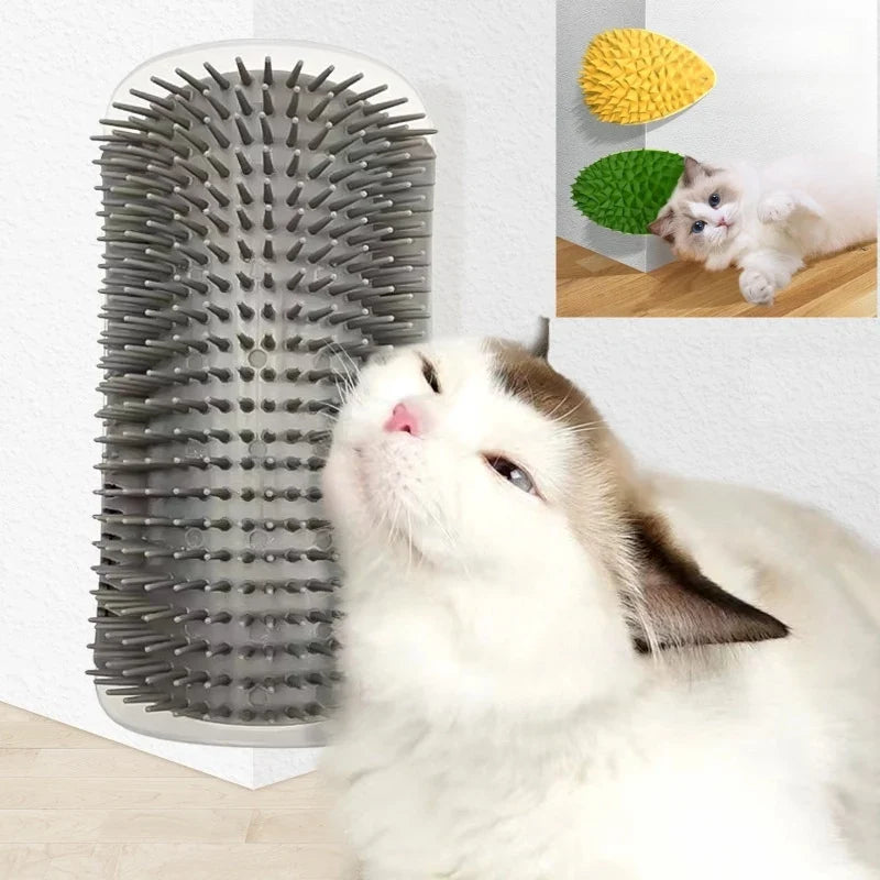 Cat Grooming Scratcher Brush & Massager for Dogs and Cats - Pet Hair Remover, 8 Colors