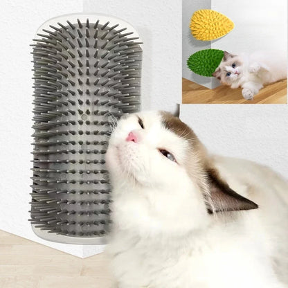 Cat Grooming Scratcher Brush & Massager for Dogs and Cats - Pet Hair Remover, 8 Colors