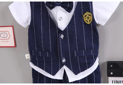 Colour variant of the boys short sleeve shirt and shorts set - view 21