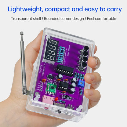 DIY FM Radio Kit 87-108MHz Adjustable Frequency Soldering Practice Kit Back to School 2026 Gift