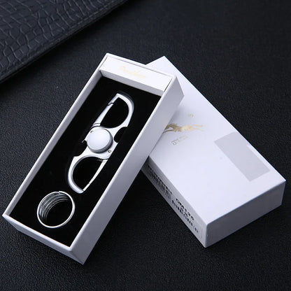 Fidget Spinner Keychain Stainless Steel EDC Gift 2025