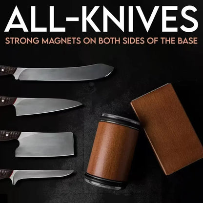 Rolling Diamond Knife Sharpener Kit with Magnetic Holder – 15° & 20° Angle Roller Kitchen Tool 2026