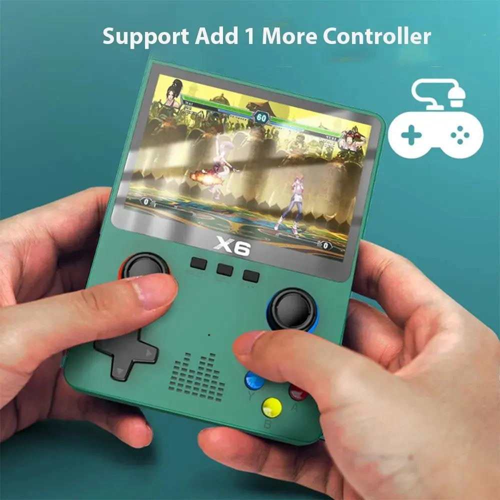Handheld Game Console 3.5 Inch IPS Screen Dual Joystick Retro Portable Console Fall 2025 10000 Games Long Battery Gift
