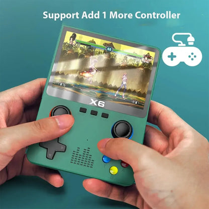 Handheld Game Console 3.5 Inch IPS Screen Dual Joystick Retro Portable Console Fall 2025 10000 Games Long Battery Gift