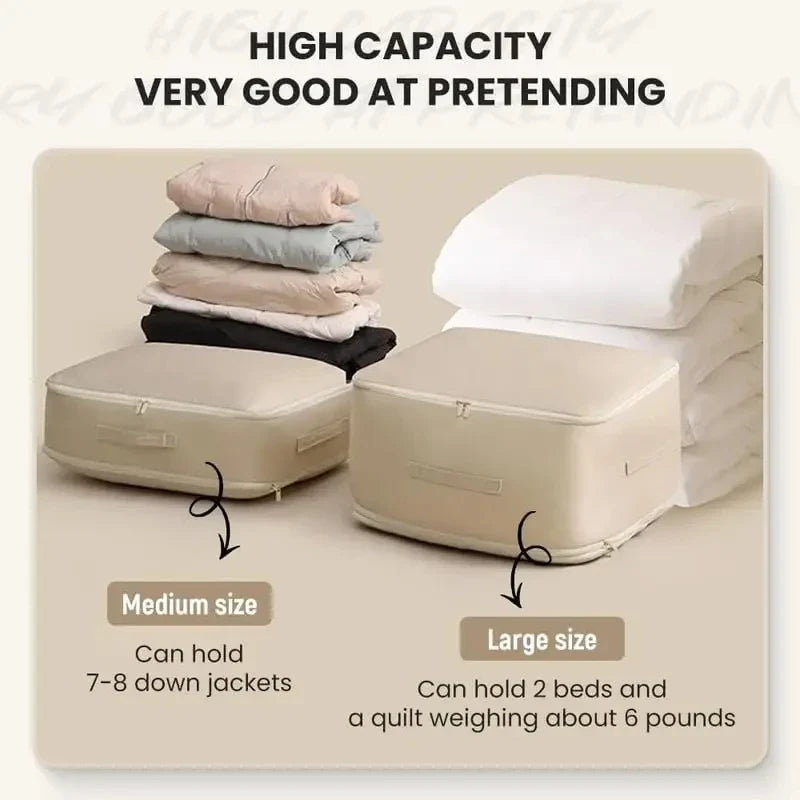 Large Capacity Compression Storage Bag - Home Organizers for Clothes & Quilts, Moisture-Proof