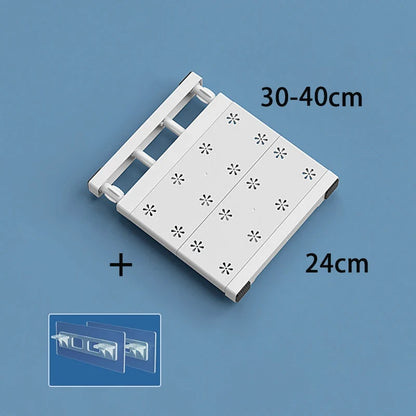 Wall-Mounted Adjustable Shelves - Home Organizers for Closet, Bathroom & Kitchen Storage