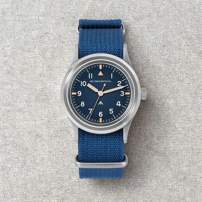 36mm Field Watch Sapphire Crystal VH31 Sweep Quartz