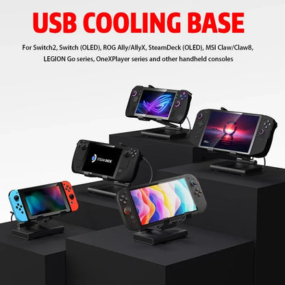 Docking Station 100W With Dual Fans 4K HDMI Gaming Dock