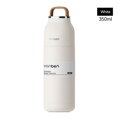 Travel Water Bottle 350ml 304 Stainless Steel Vacuum Thermos Flask Fall 2025 Insulated Leakproof On The Go