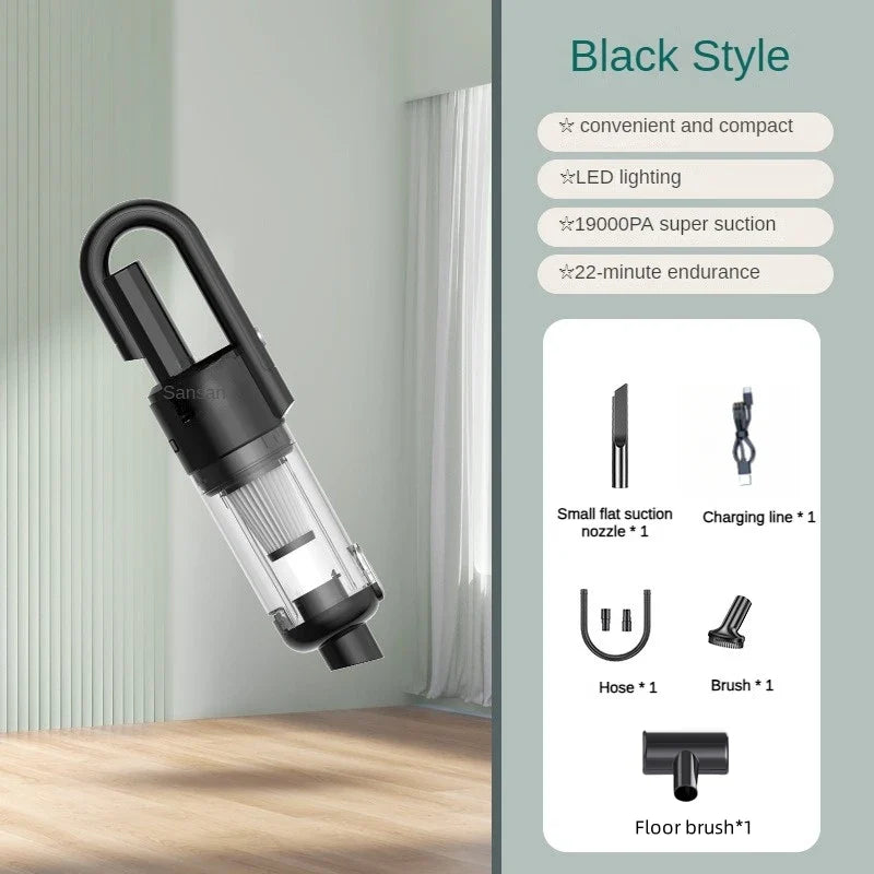 Powerful Wireless Handheld Vacuum Cleaner - Suction for Household Cleaning & Car Use