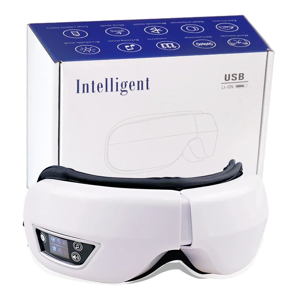 Eye Massager Medium Airbag Compression Bluetooth Music Sleep Aid AI Trending 2026 Wellness Gift