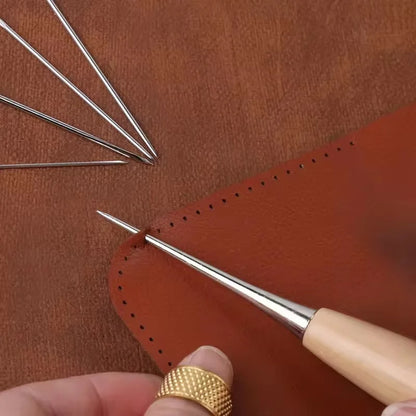 Leather Sewing Kit 13 Piece Set For Handbag And Shoe Repair, Viral DIY Gift Trend 2026 Handmade Stitching At Home