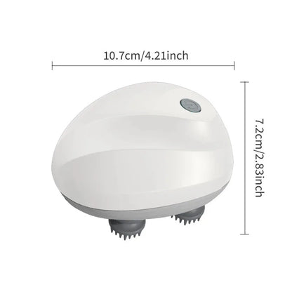 Electric Head Massager USB Rechargeable Scalp Massager Holiday Gift 2026 Deep Tissue Kneading for Neck Back Shoulders