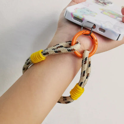 Universal Mobile Phone Lanyard with Anti-Loss Wrist Strap & Accessories - Stylish Two-Strand Design