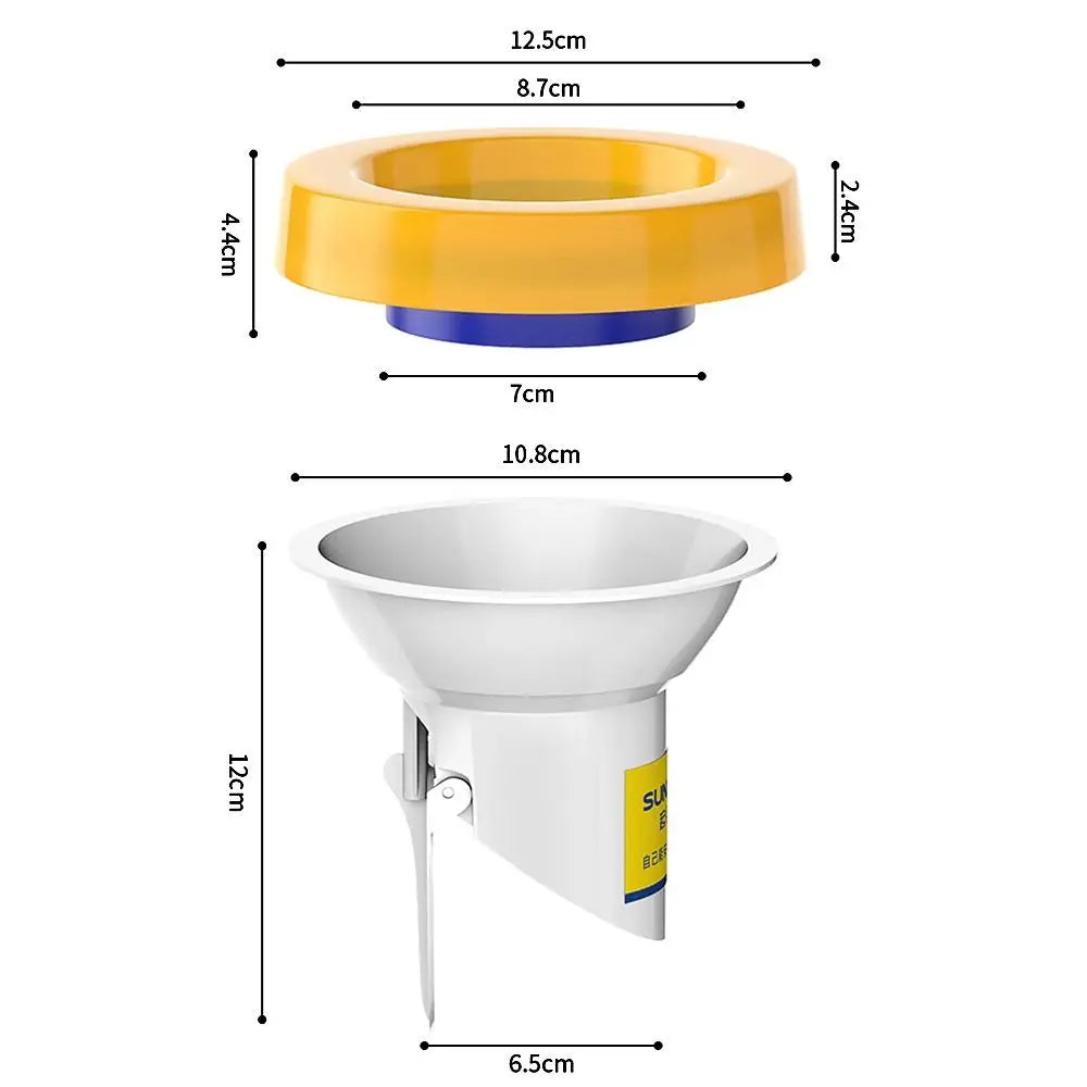 Toilet Flange Ring Universal Anti Leak Seal Floor Mounted Drain Seal for Bathroom Fall 2026 Upgrade