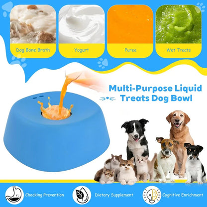 Anti-Choking Slow Feeder Dog Bowl – Non-Slip Lick Mat 3/4 Cup Liquid Treat Holder for Dogs 2026