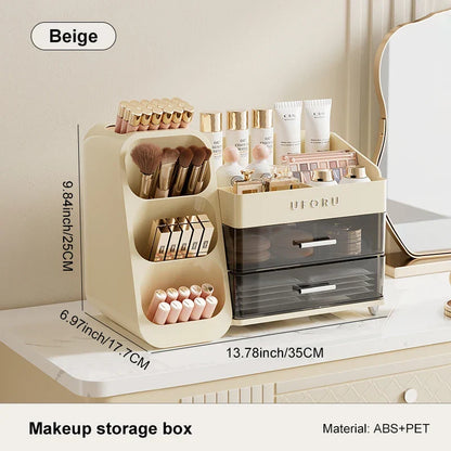 Cosmetics Storage Box Large Capacity Multifunctional Organizer Back To School 2026 Dorm Room Vanity