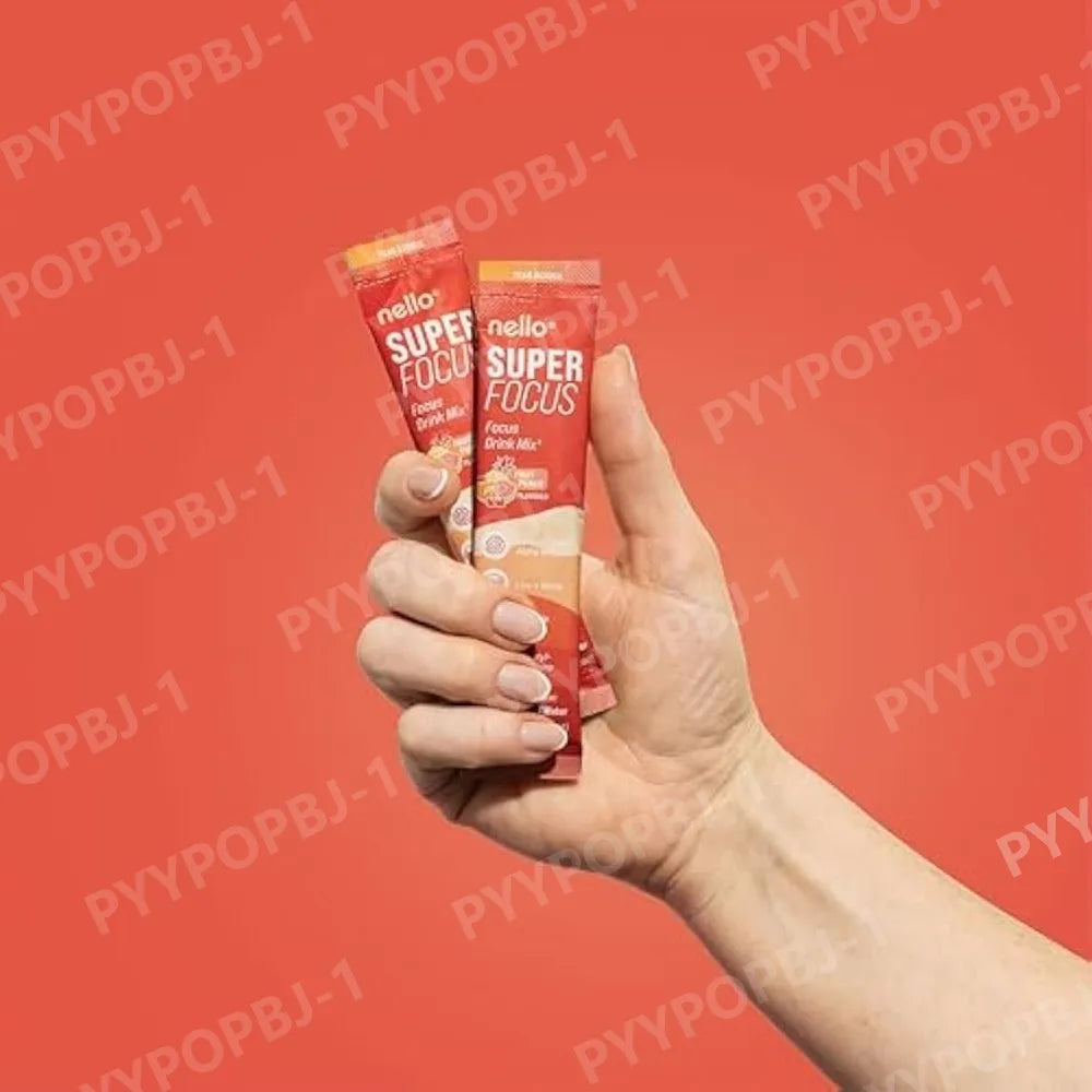 Focus Drink Mix Sugar-Free Fruit Punch Lions Mane Rhodiola NALT For Back To School 2026 Focus Boost