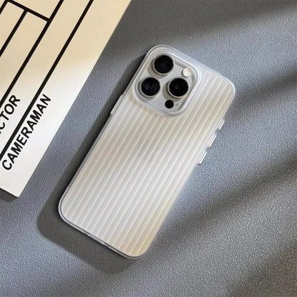 Advanced Electroplated Grille Phone Case for iPhone 16 15 14 Pro Max Plus Luxury Cover