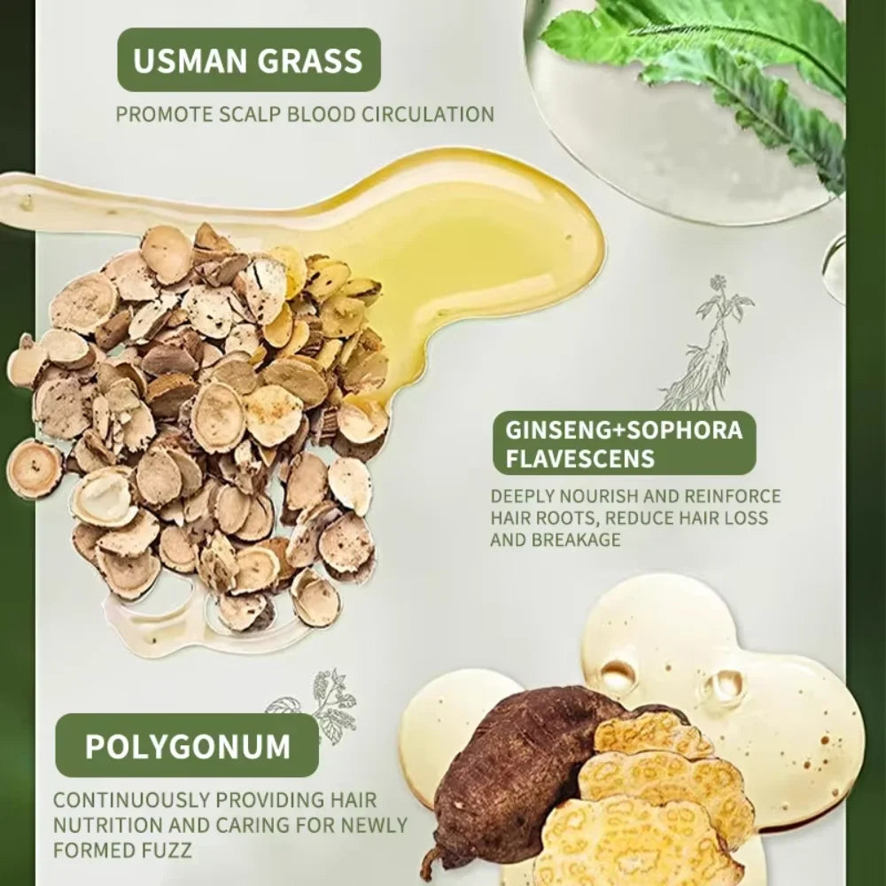 Herbal Shampoo Soap Handmade Hair Care for All Hair Types Oil Control Refreshing Fall 2026 Trend