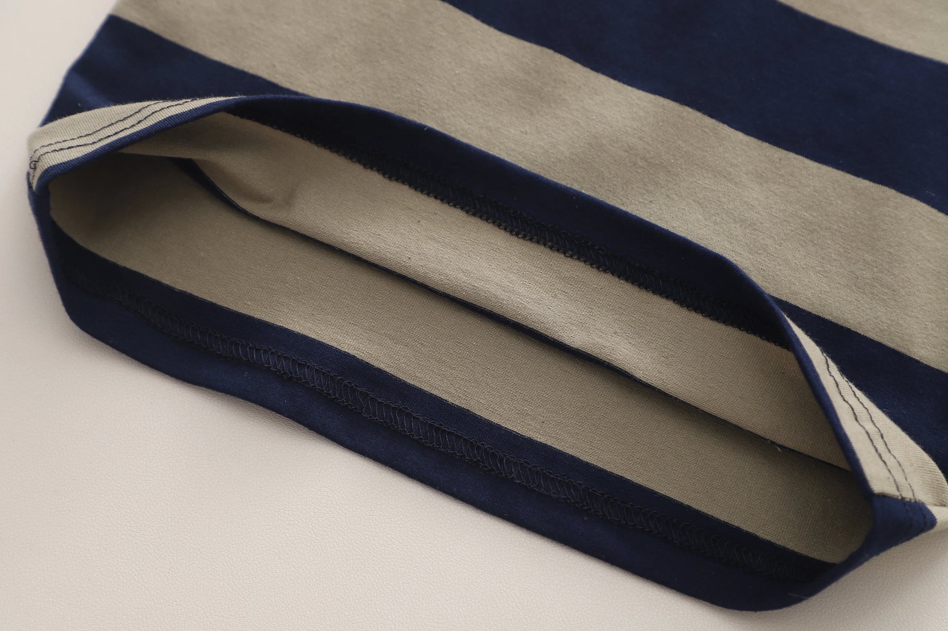 Styling suggestion for baby boys striped short sleeve top and shorts set