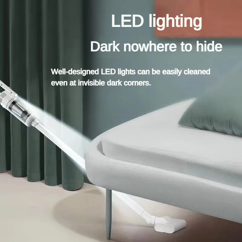 Powerful Wireless Handheld Vacuum Cleaner - Suction for Household Cleaning & Car Use