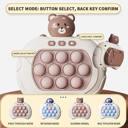 Speed Push Decompression Puzzle Game Console - Engaging Squeeze Toy for Teens and Adults, Develops Coordination and Problem-Solving Skills