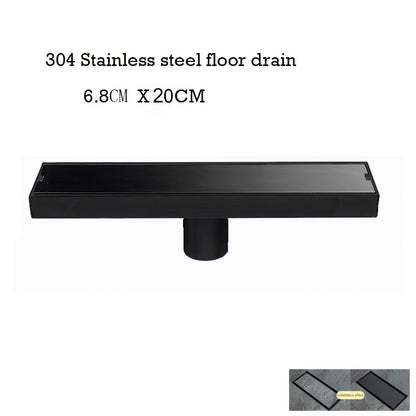 Floor Drain Invisible Square Shower Drain Anti Odor Stainless Steel Easy Clean 2026 Home Renovation Trend