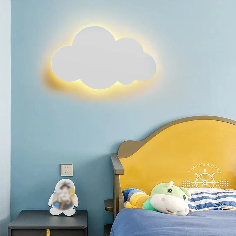 Cloud Wall Lamp Dimmable LED Nursery Light Remote Control Night Light Nursery Bedroom Decor Fall 2025 Cozy