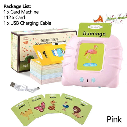 Variant image for Interactive Educational Toy Flash Card Learning Machine for 2-6 Year Olds, Screen-Free Learning with Audio Function-1