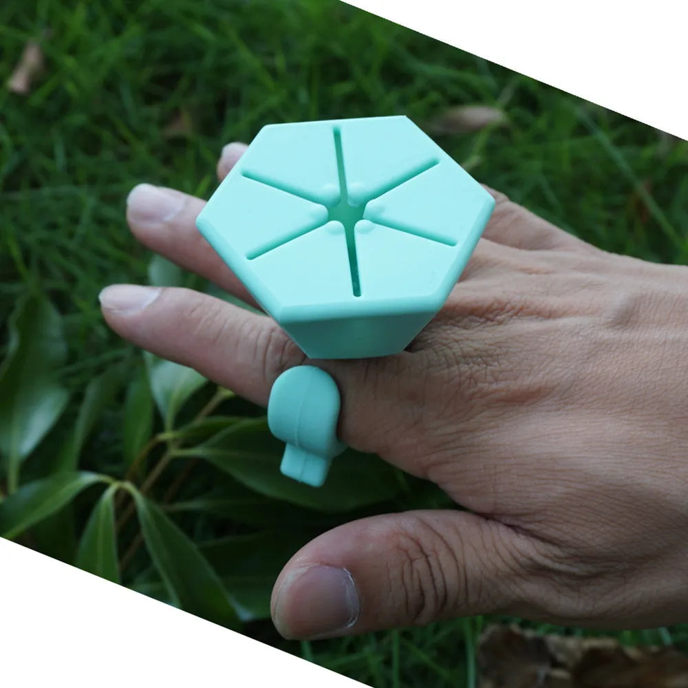 Vinyl Weeding Scrap Collector Portable Diamond Shape Craft Waste Box Fall 2025 Tidy Workspace Tool