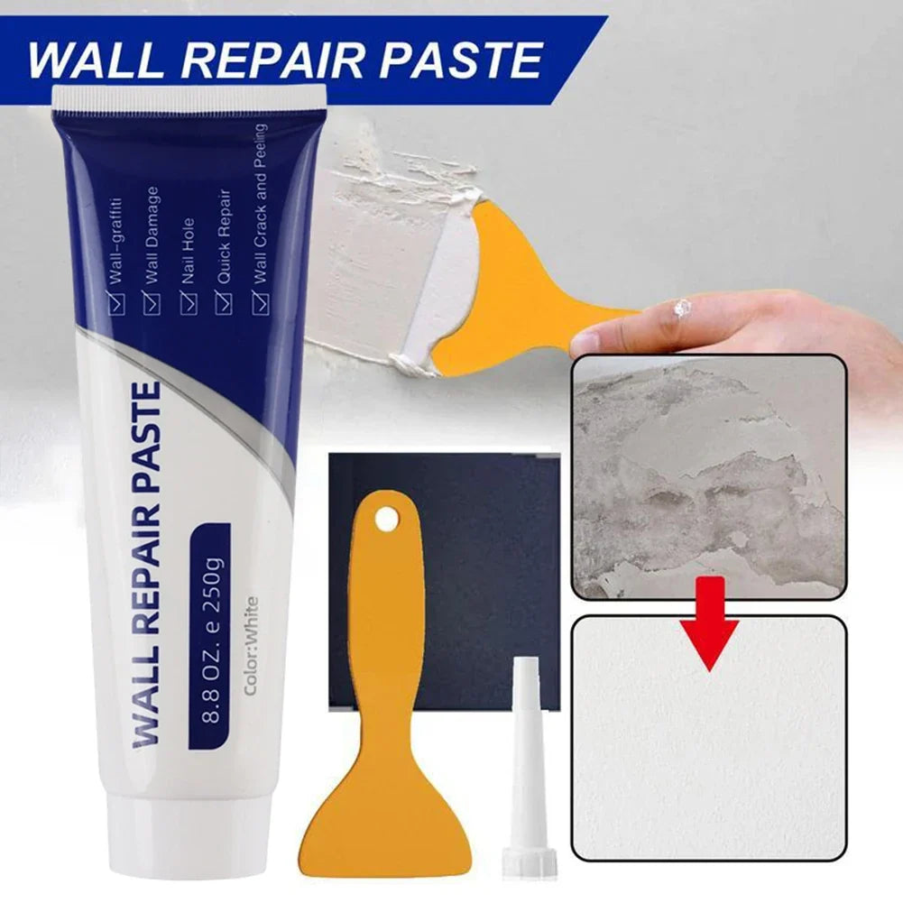 Wall Repair Paste 250g - Multi-Functional Quick-Dry Patch Kit, Easy-To-Use, Strong Adhesion | Fall 2026 DIY Trend