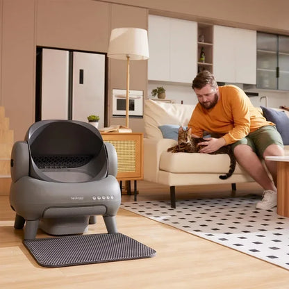 Smart Cat Litter Box App Controlled Automatic Self Cleaning Fall 2025 TikTok Viral Low Noise Odor Reduction