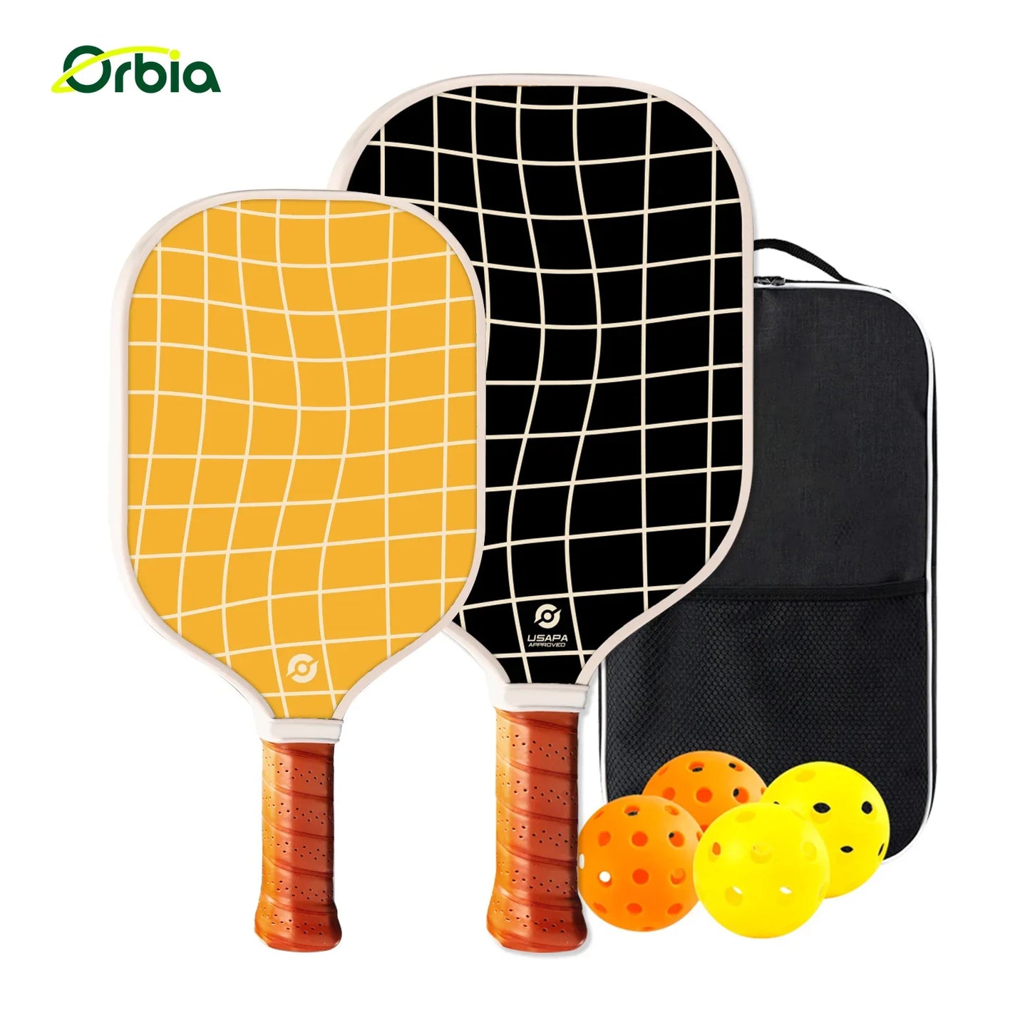 Variant image for Pickleball Paddle Set for Family, Durable Glass Fiber with 13mm PP Core, Lightweight Outdoor Pickleball Equipment-1