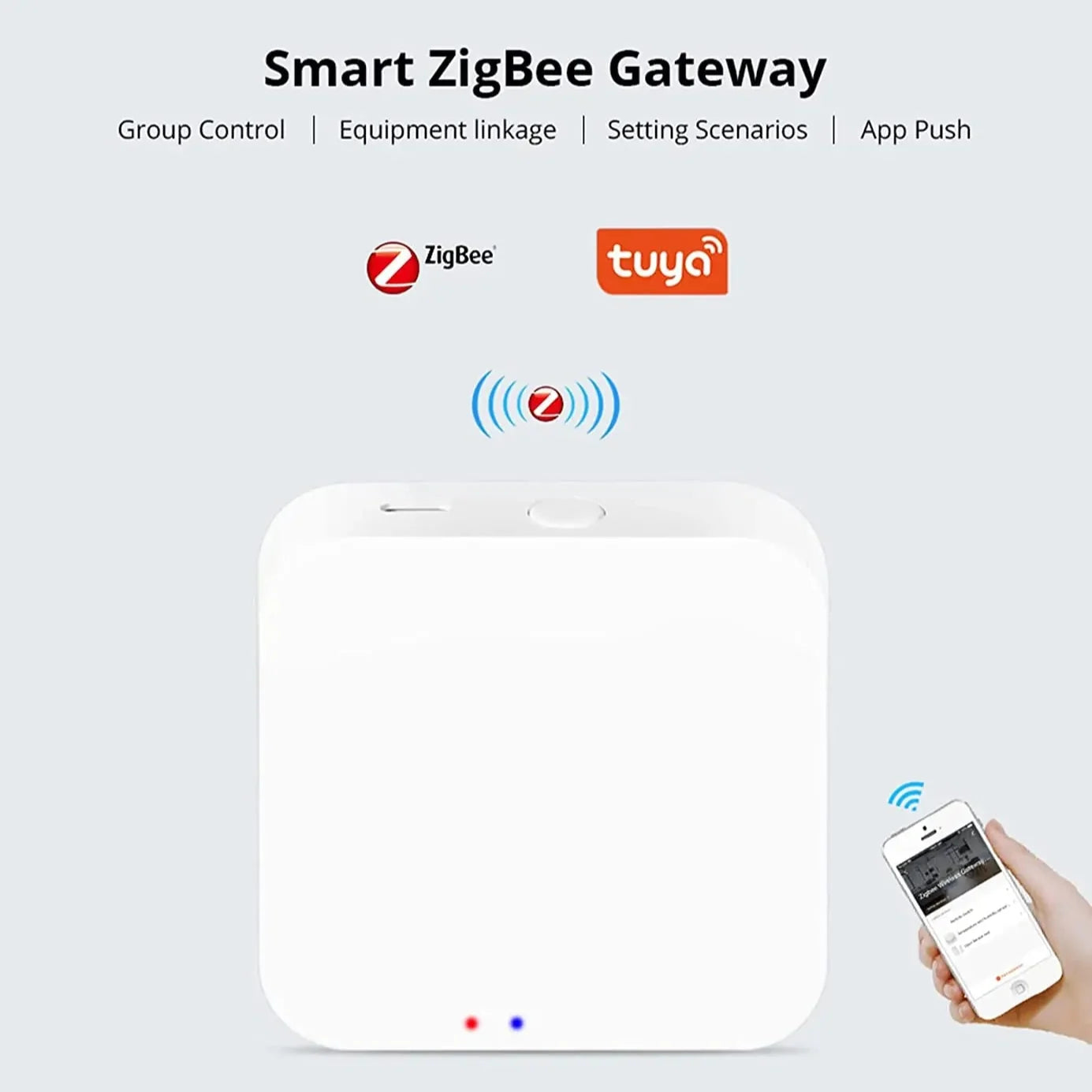 Tuya Zigbee 3.0 Gateway Hub Smart Home Wireless Bridge Alexa Google