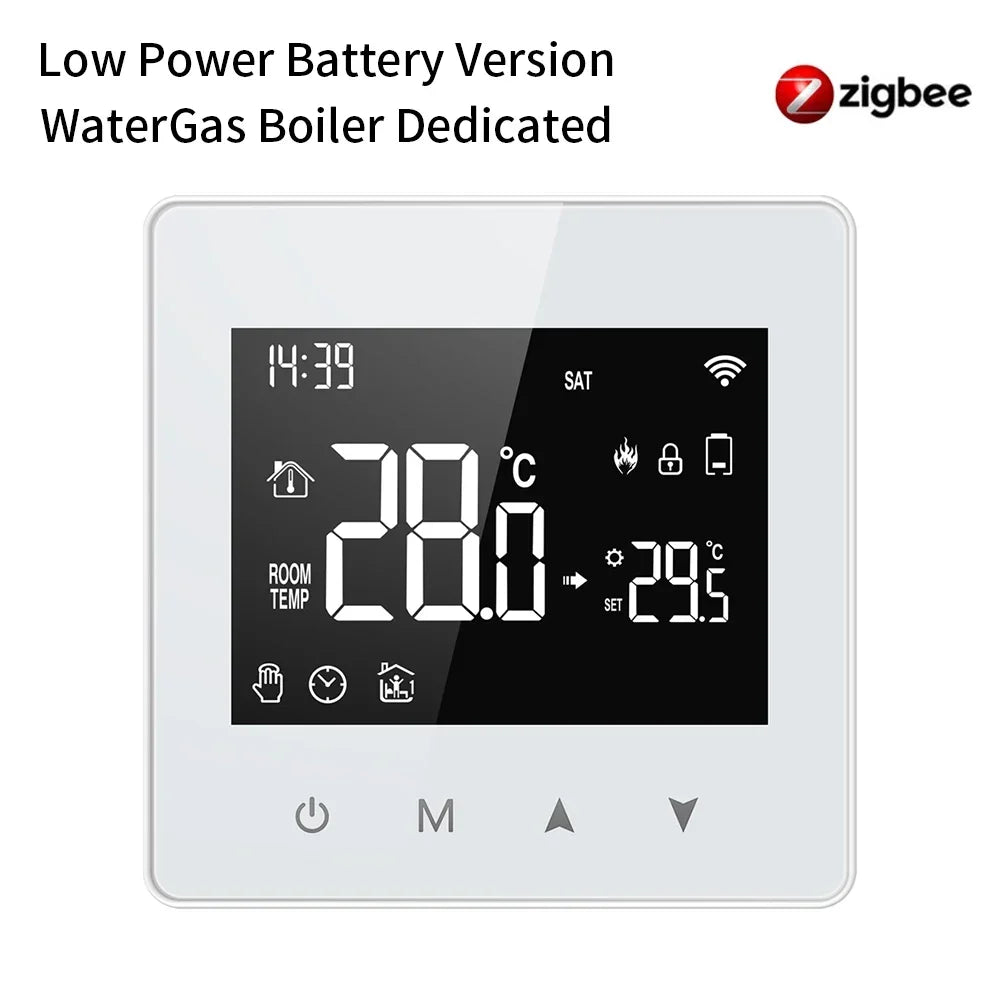 Smart Thermostat Fall 2025 - WiFi ZigBee Boiler Controller, Battery Powered, Alexa Google Home Compatible, Low Power