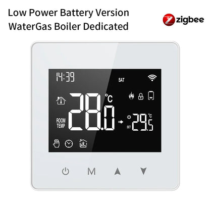 Smart Thermostat Fall 2025 - WiFi ZigBee Boiler Controller, Battery Powered, Alexa Google Home Compatible, Low Power
