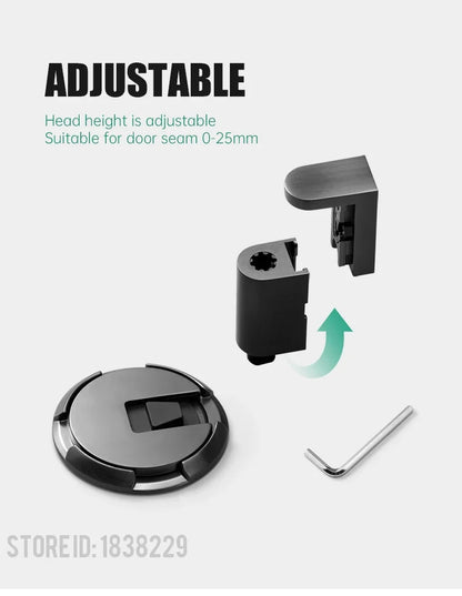 Magnetic Door Stopper Adjustable Heavy Duty No Drill