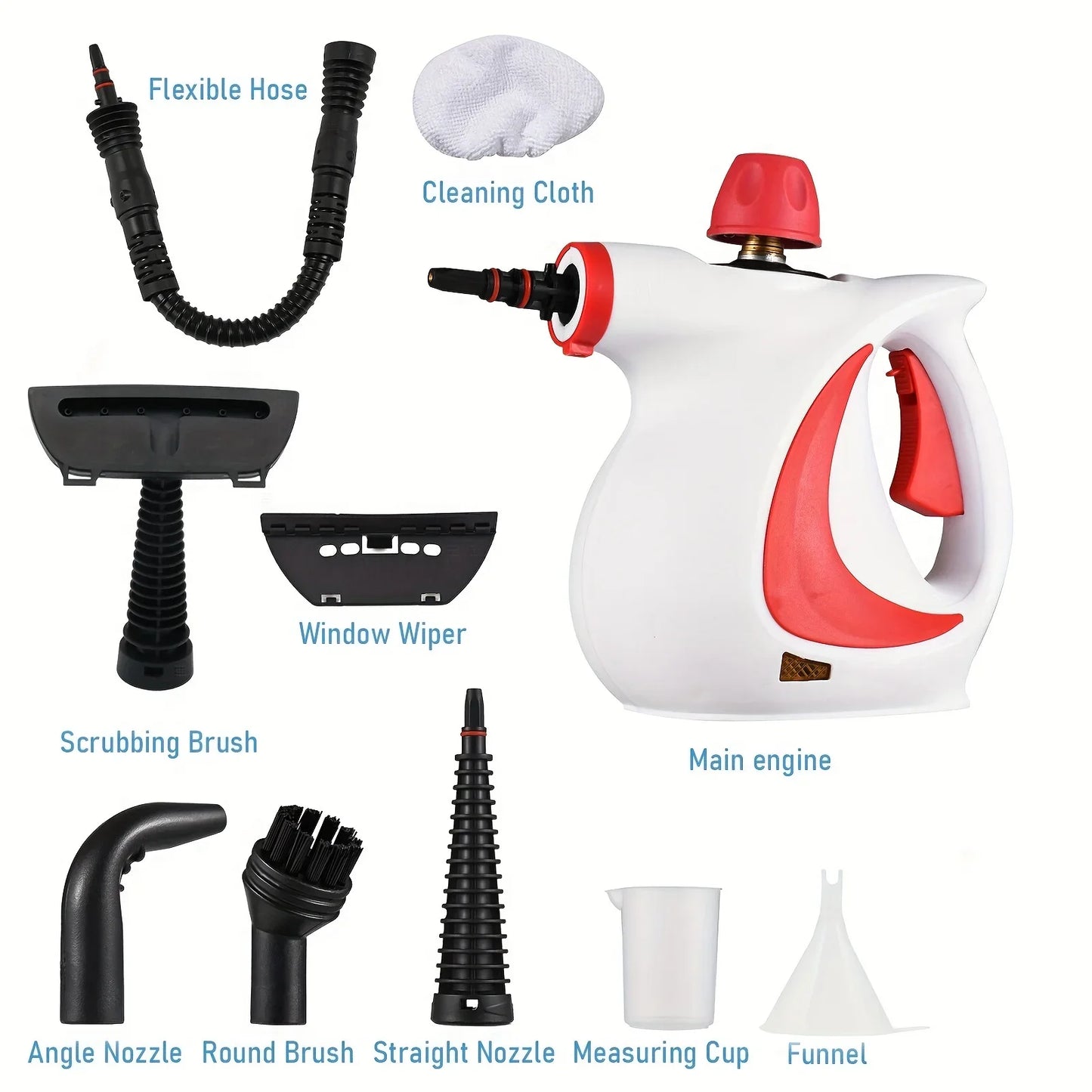 Handheld Steam Cleaner Multifunction Cleaning Kit For Kitchen Bathroom Car Grease Removal Fall 2026 Home Gadget